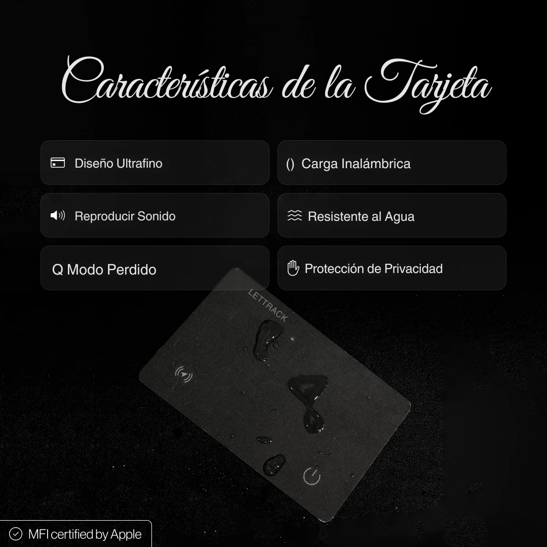 LETTRACK™ Tarjeta Rastreadora