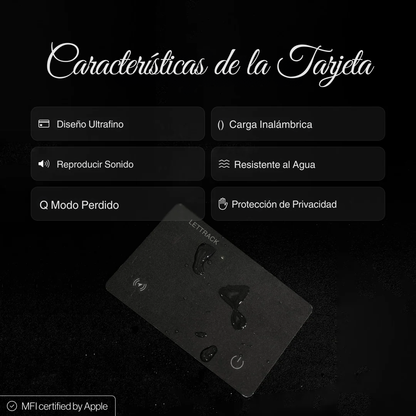 LETTRACK™ Tarjeta Rastreadora