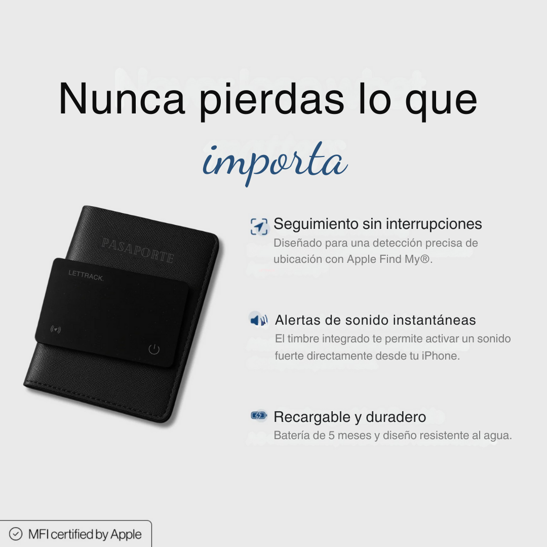 LETTRACK™ Tarjeta Rastreadora