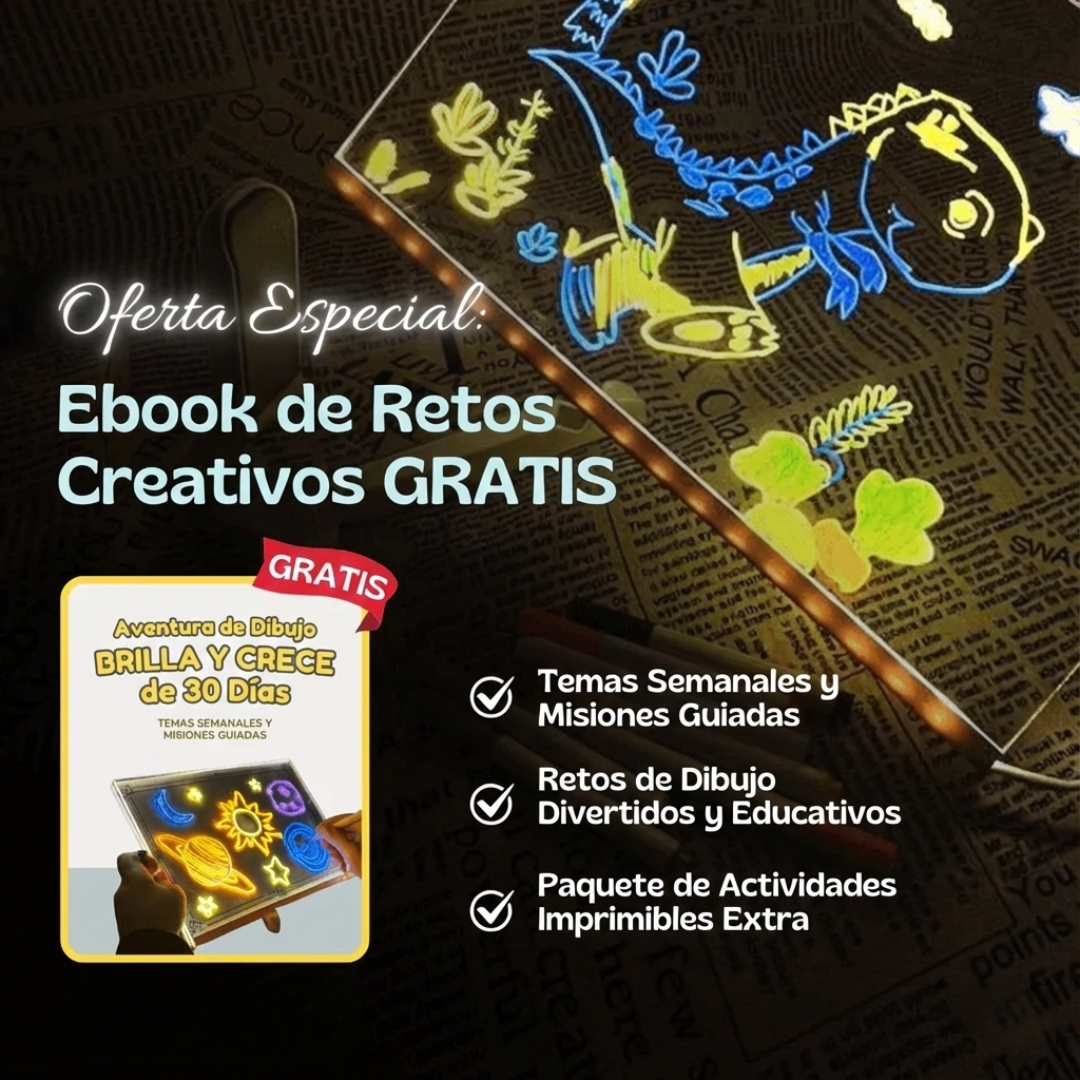 LumiKids™ – Pizarra Mágica LED